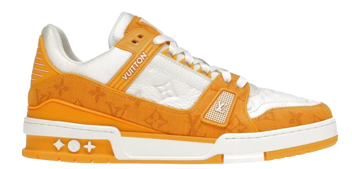 LV Trainers Monogram Denim Yellow