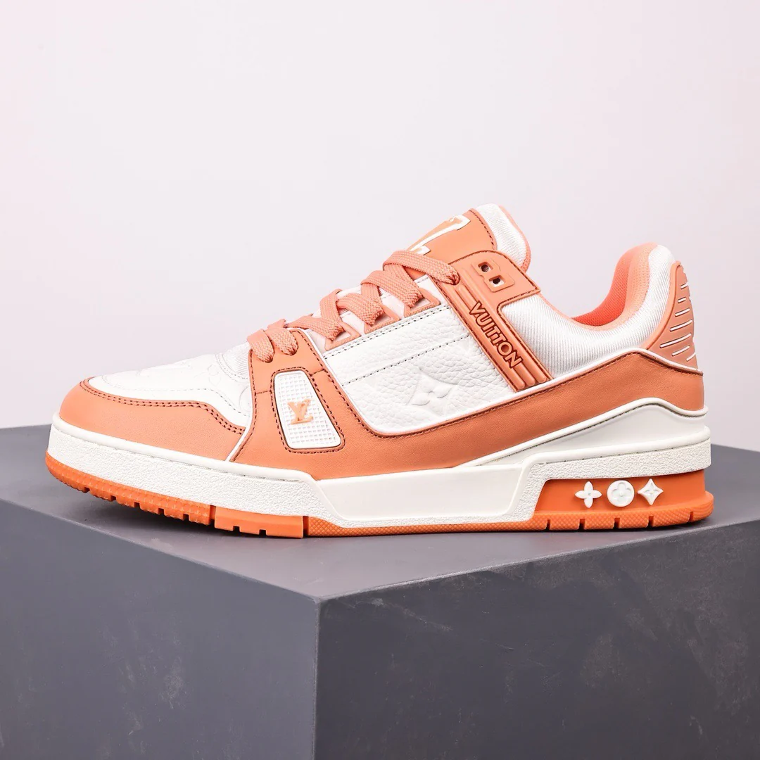 LV Trainers Orange - Image 4