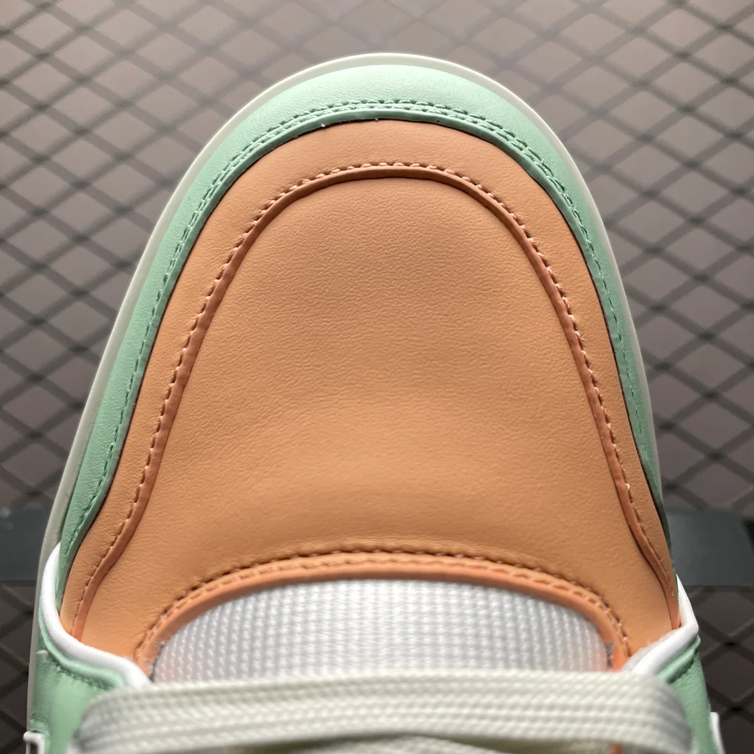 LV Trainers Orange Sage - Image 7