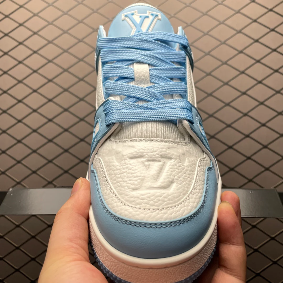 LV Trainers Sky Blue - Image 3