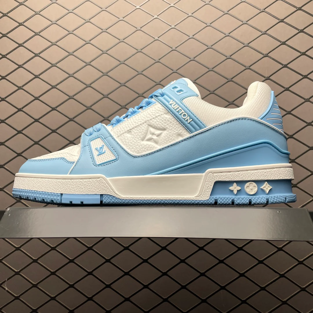 LV Trainers Sky Blue - Image 4