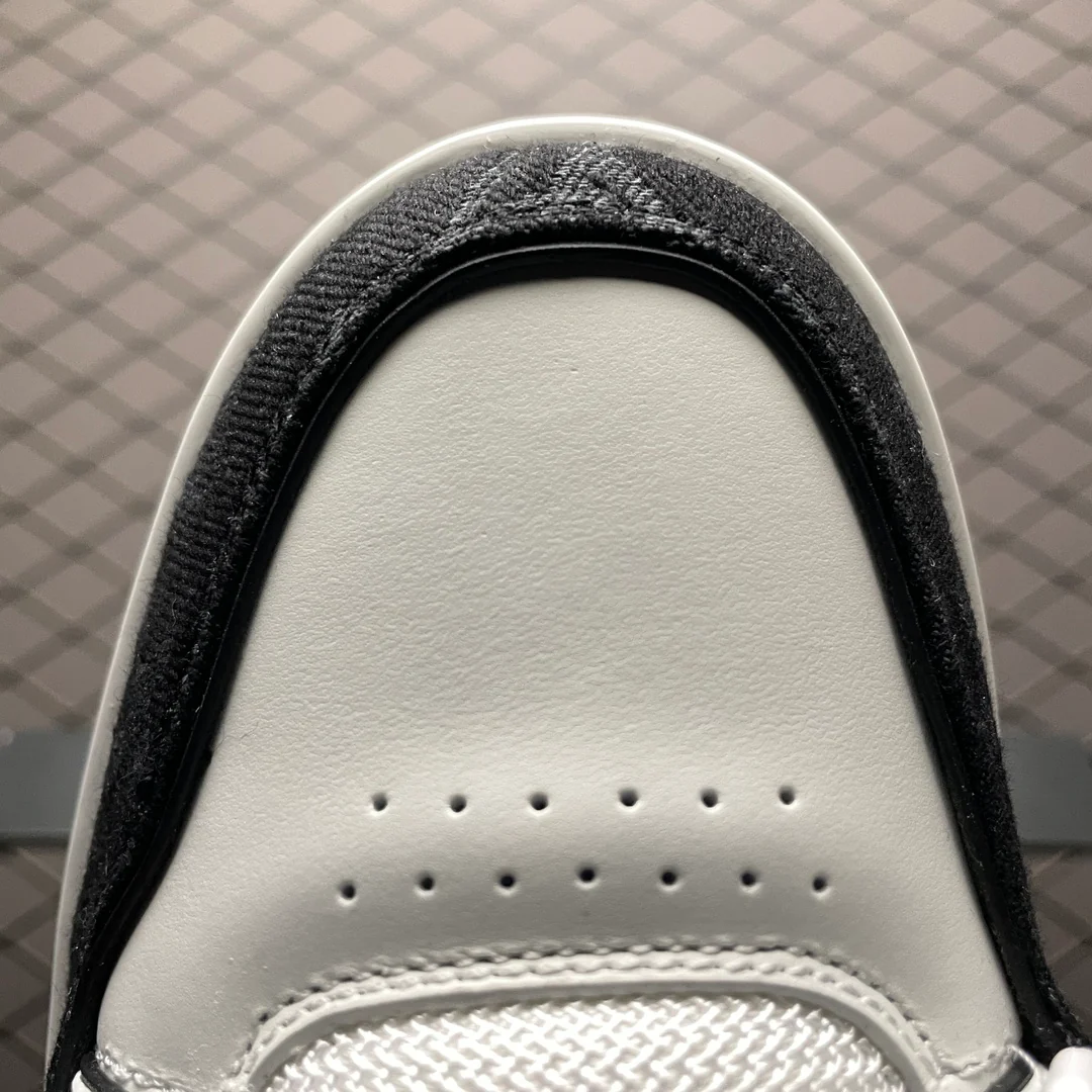 LV Trainers Velcro Strap Monogram Denim Black - Image 7