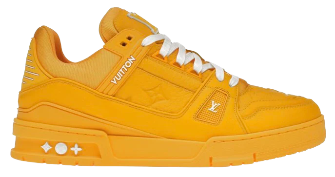 LV Trainers Yellow Embossed Monogram