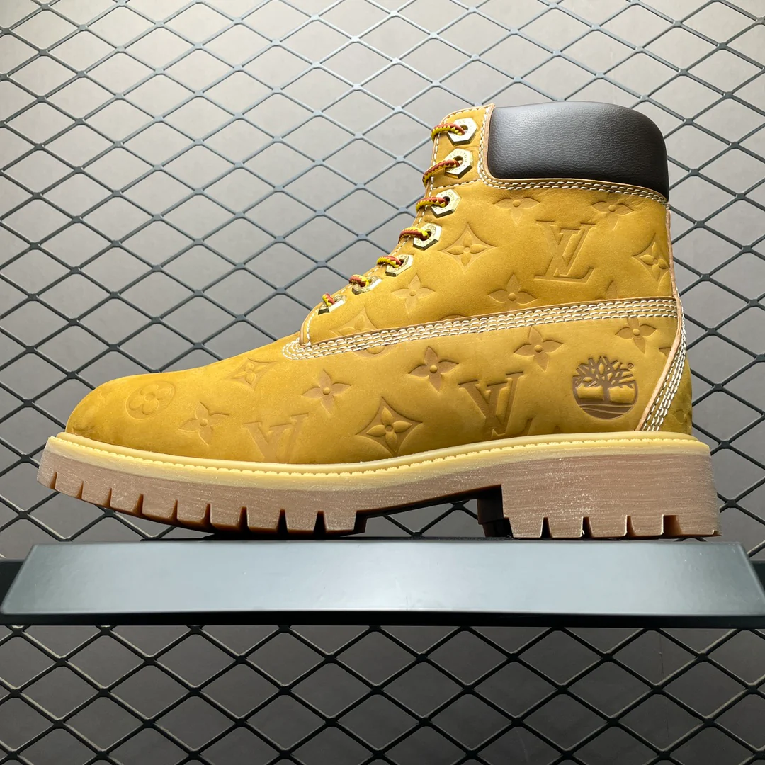 LV x Timbs Embossed Monogram Suede - Image 2