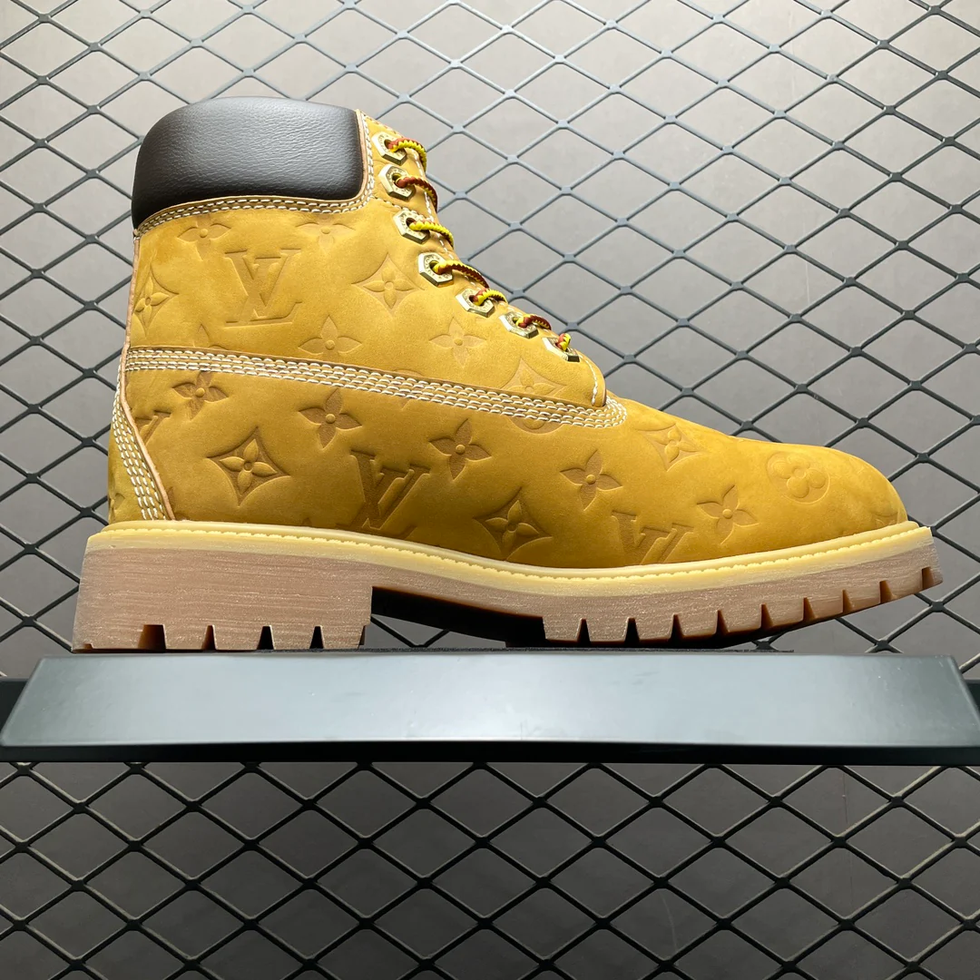 LV x Timbs Embossed Monogram Suede - Image 3
