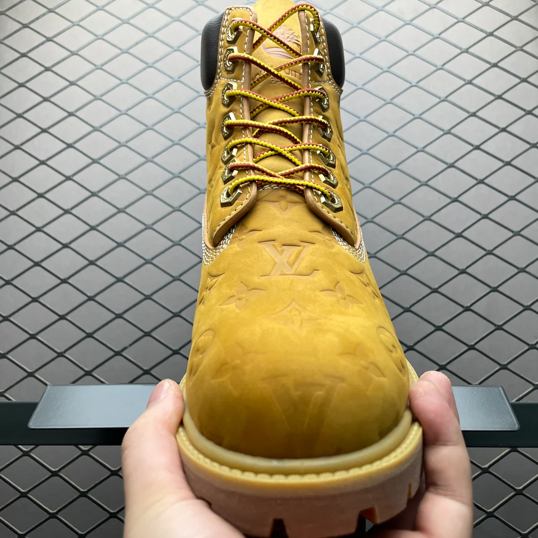 LV x Timbs Embossed Monogram Suede - Image 5