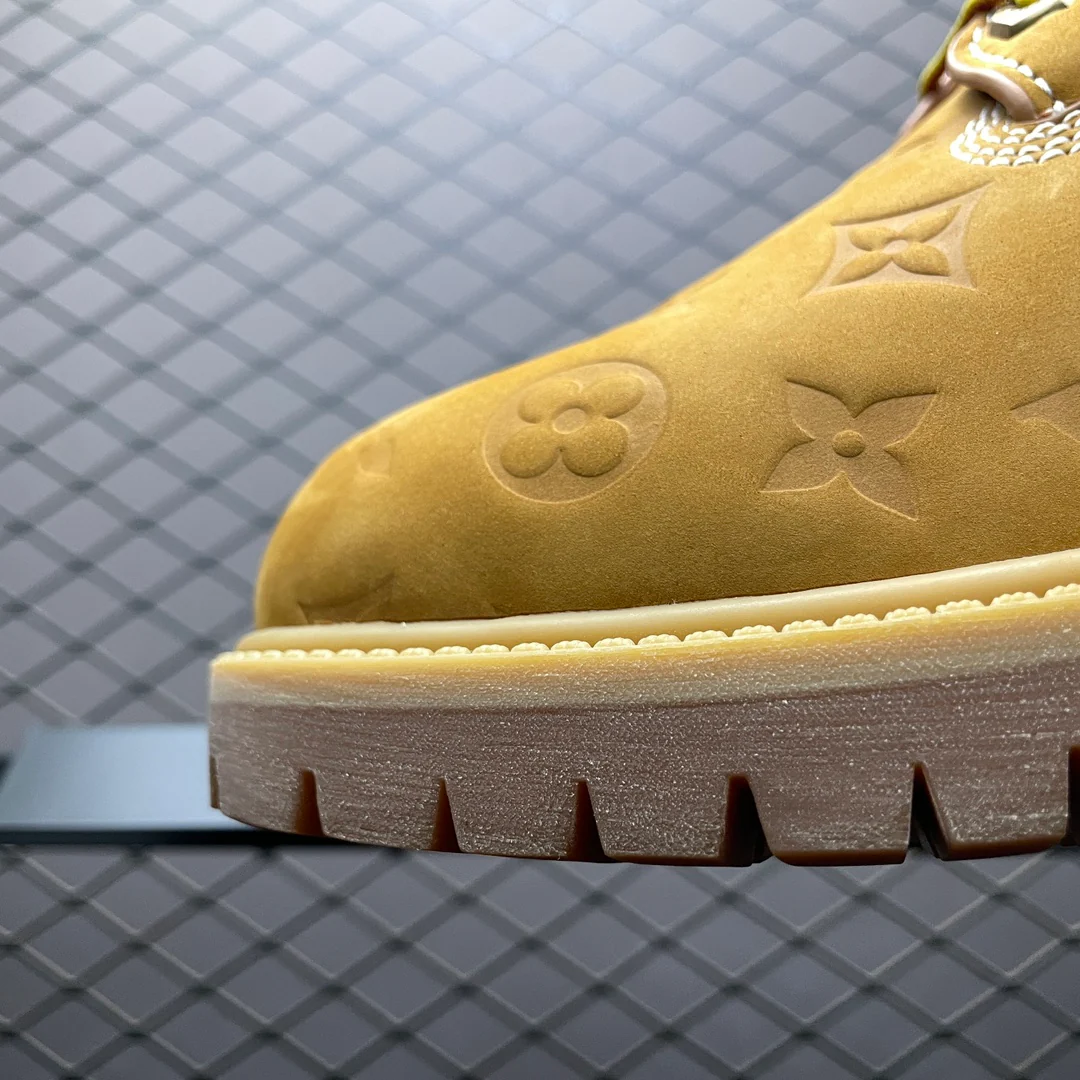 LV x Timbs Embossed Monogram Suede - Image 6