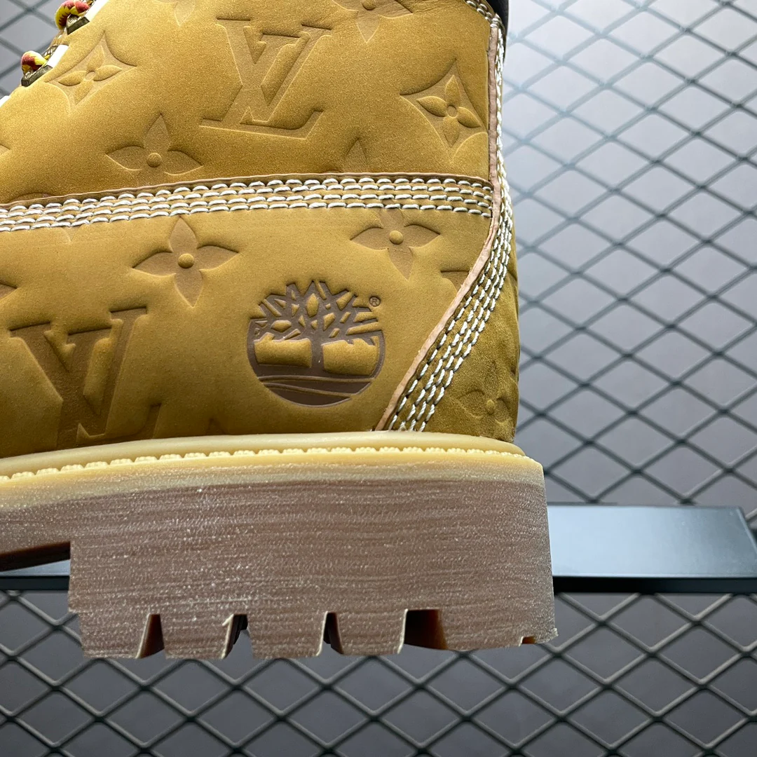 LV x Timbs Embossed Monogram Suede - Image 8