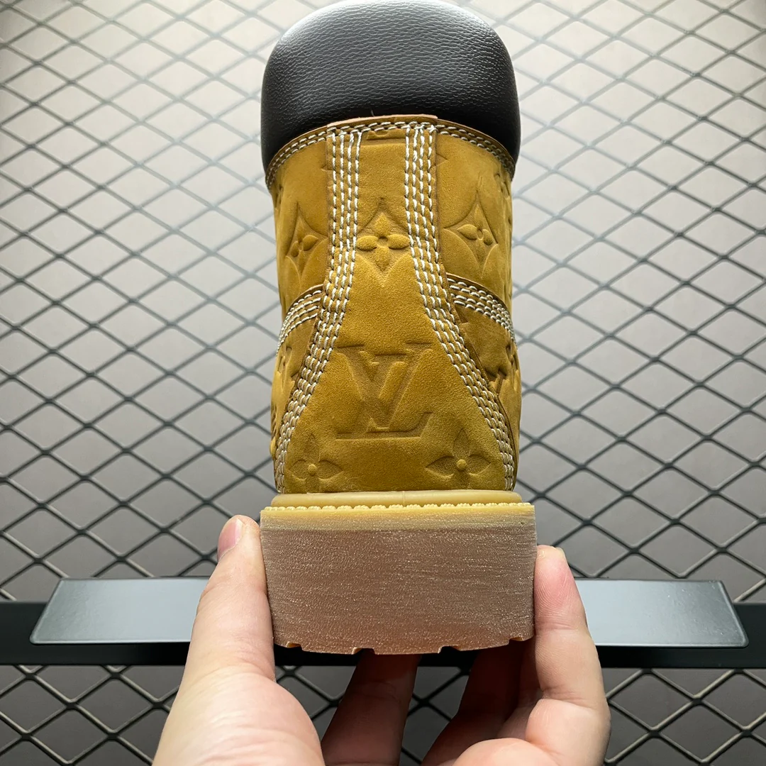 LV x Timbs Embossed Monogram Suede - Image 9