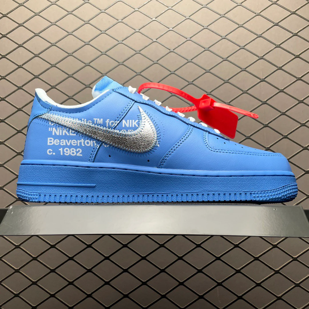 AF1 X OW MCA University Blue - Image 4