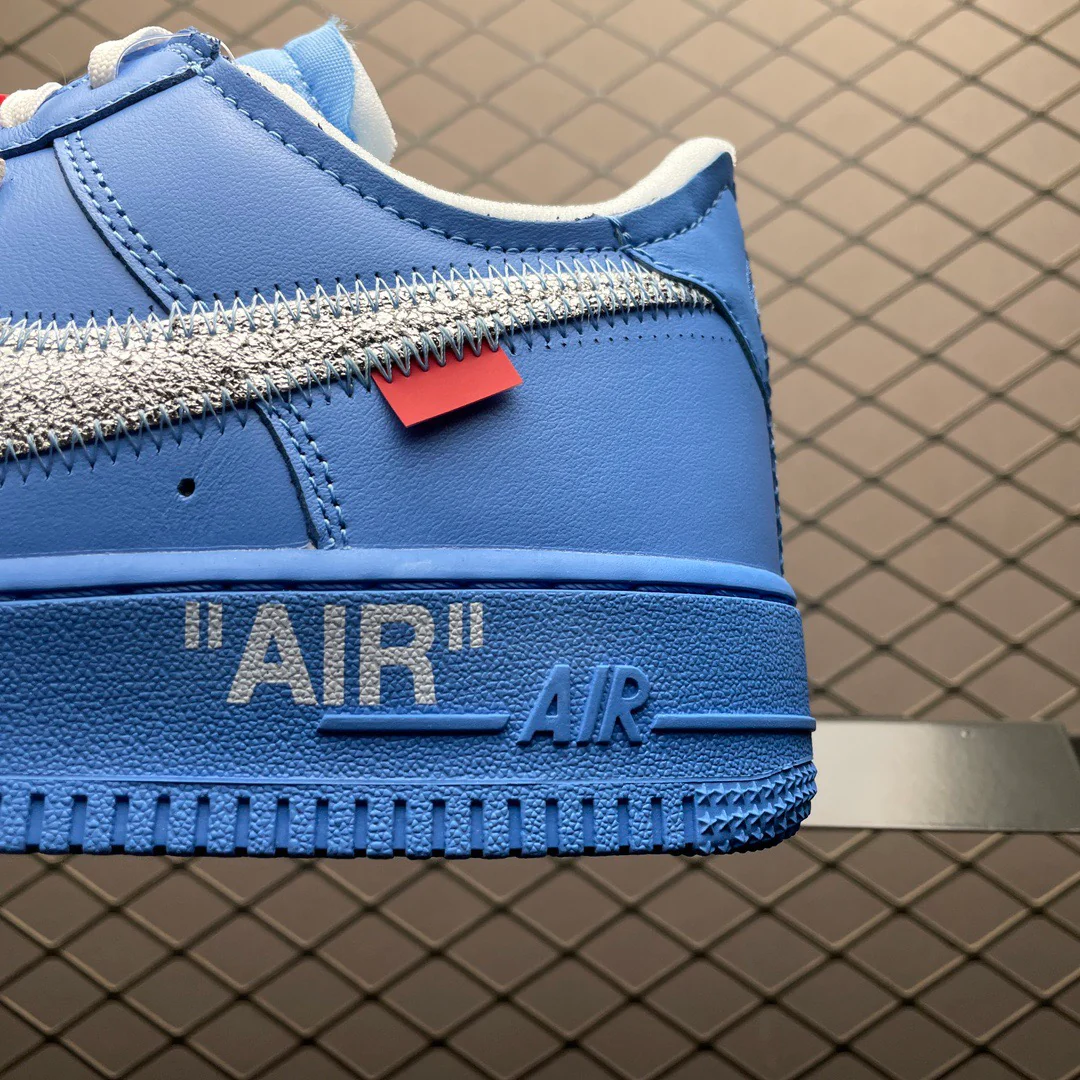 AF1 X OW MCA University Blue - Image 5