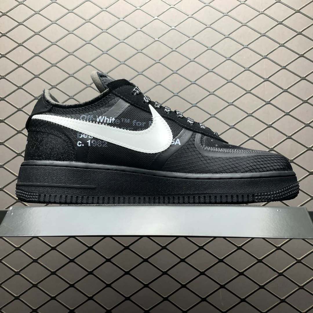 AF1 X OW "THE TEN" Black - Image 4