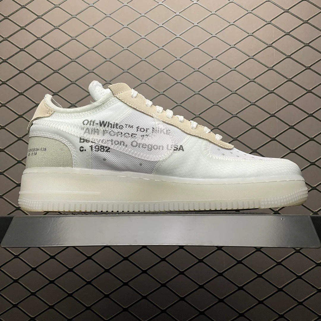 AF1 OW "THE TEN" White - Image 4