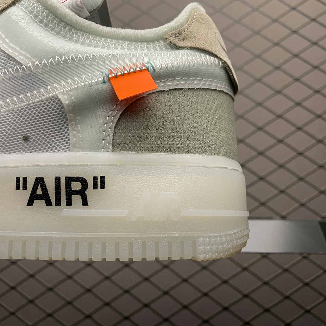 AF1 OW "THE TEN" White - Image 5