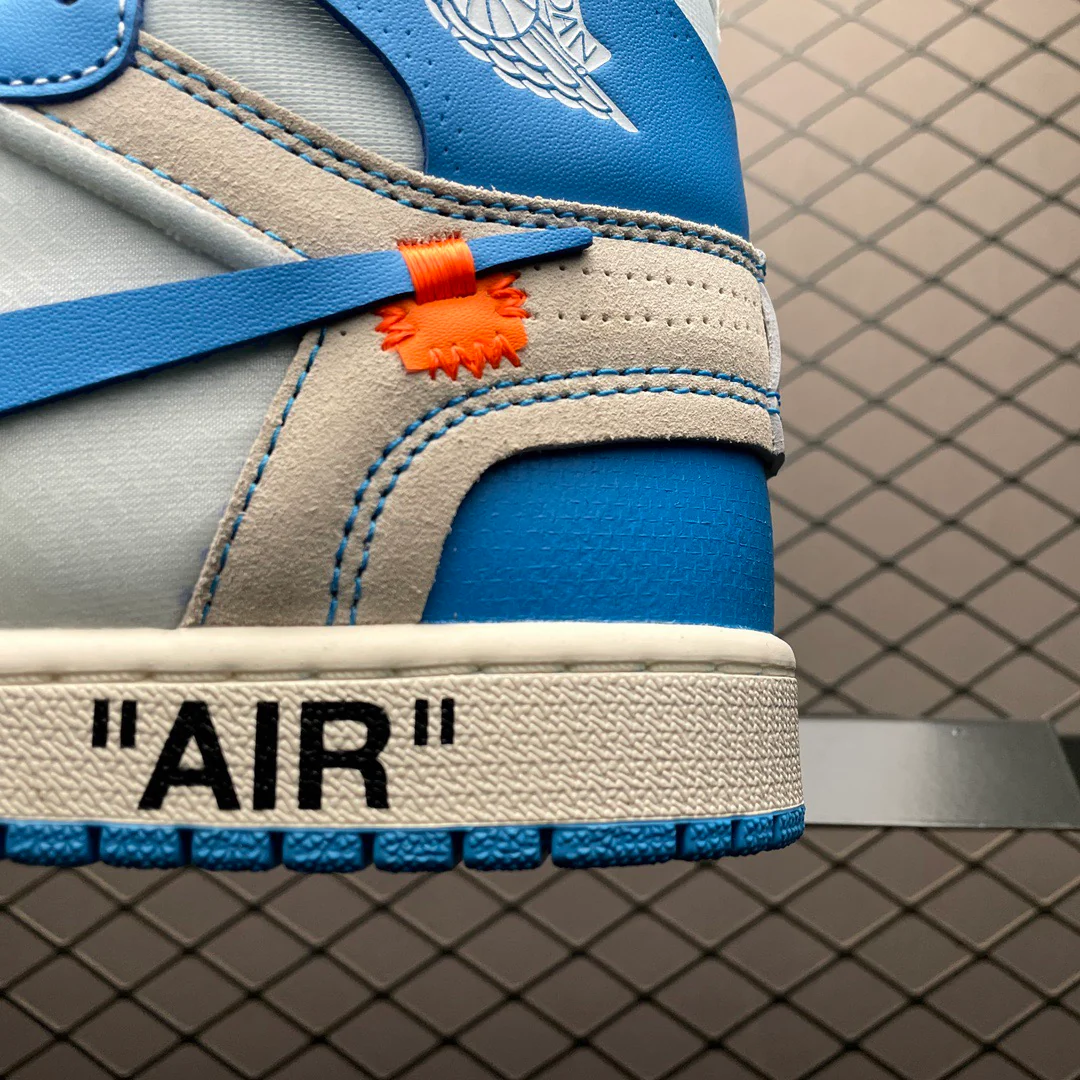 AJ1 X OW University Blue - Image 5
