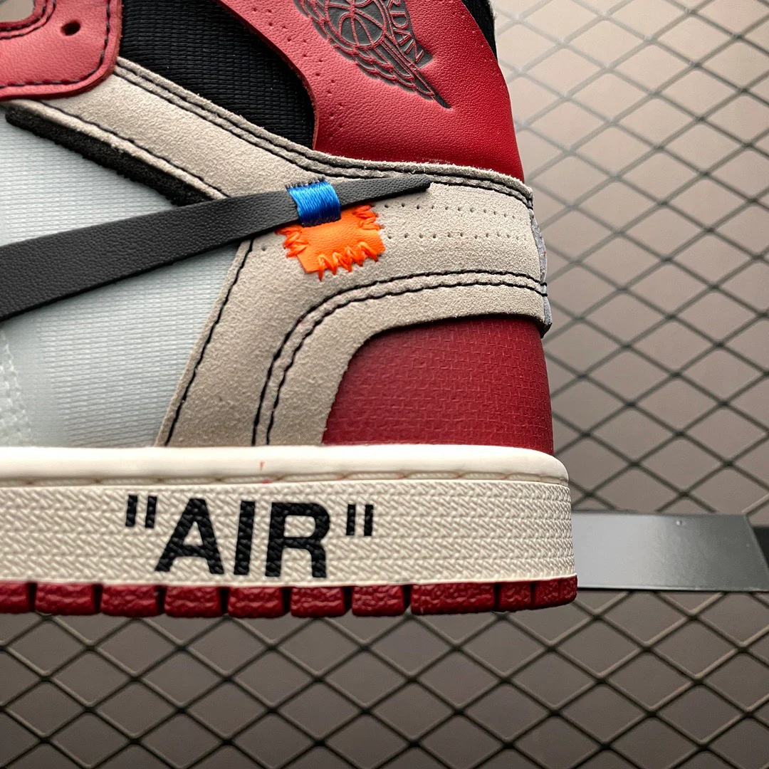 AJ1 X OW Chicago Red - Image 5