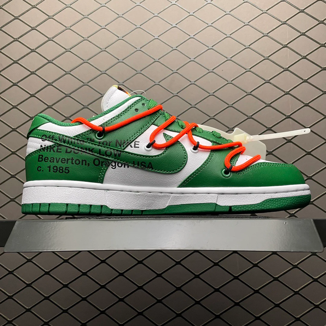 Dunk Low X OW Pine Green - Image 4