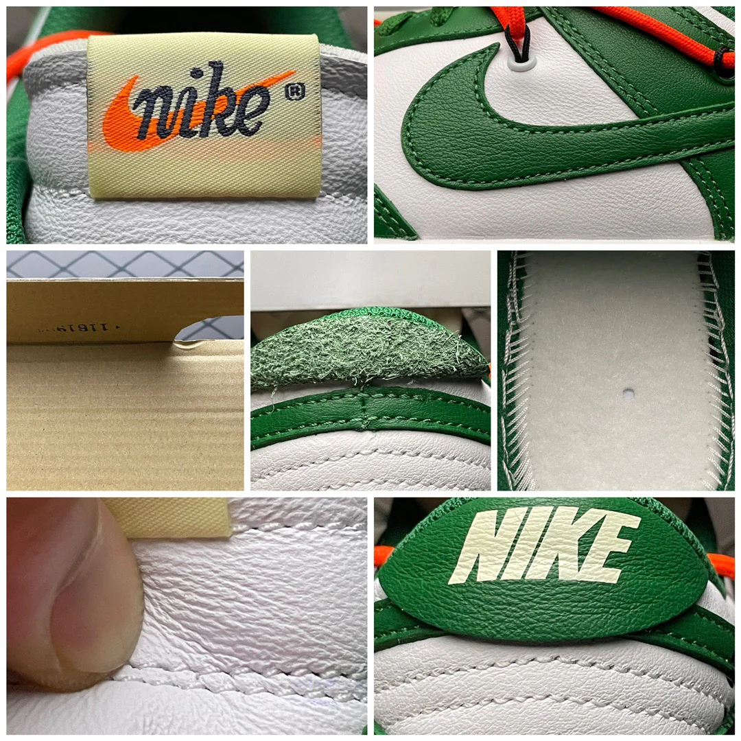 Dunk Low X OW Pine Green - Image 9