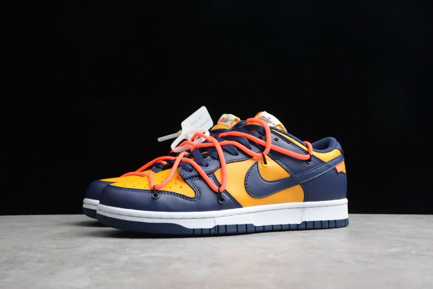 Dunk Low X OW University Gold - Image 3