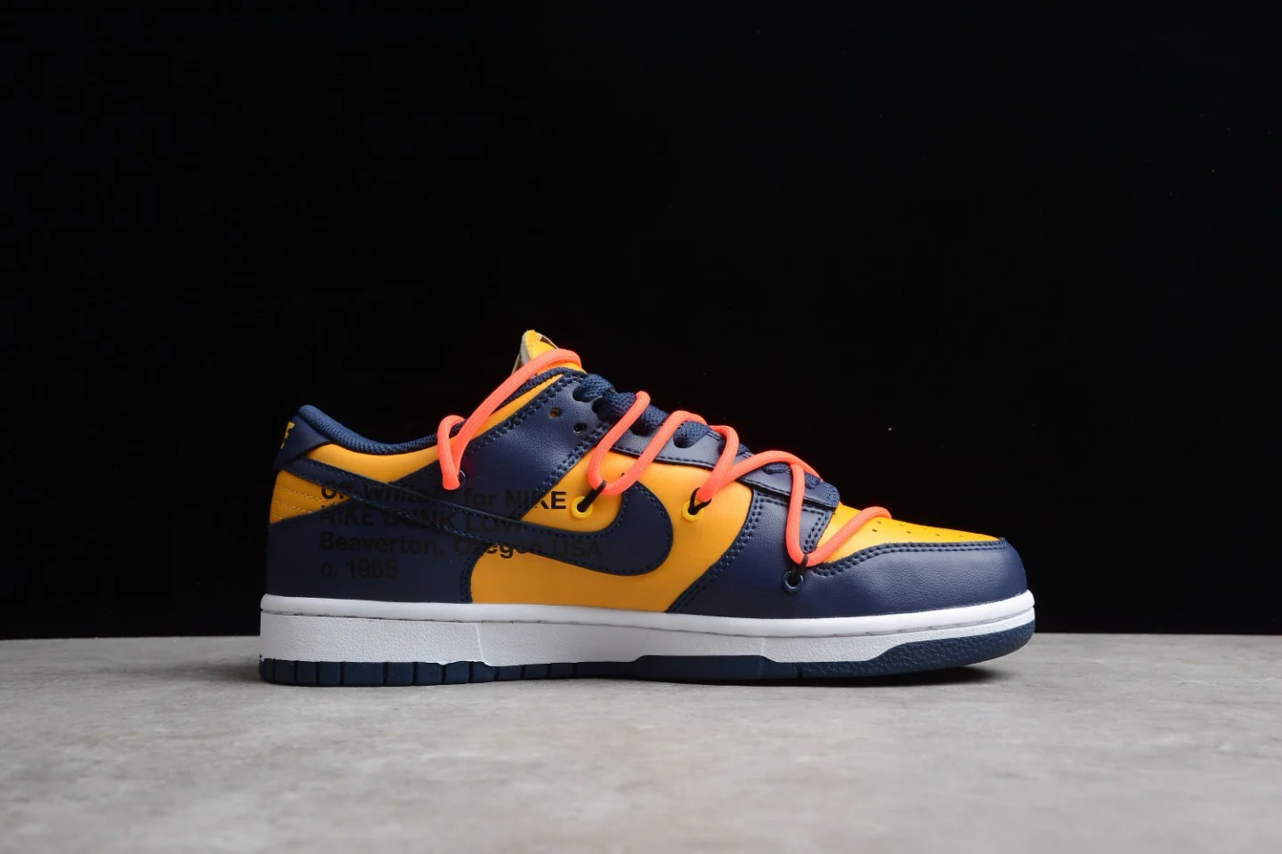 Dunk Low X OW University Gold - Image 4