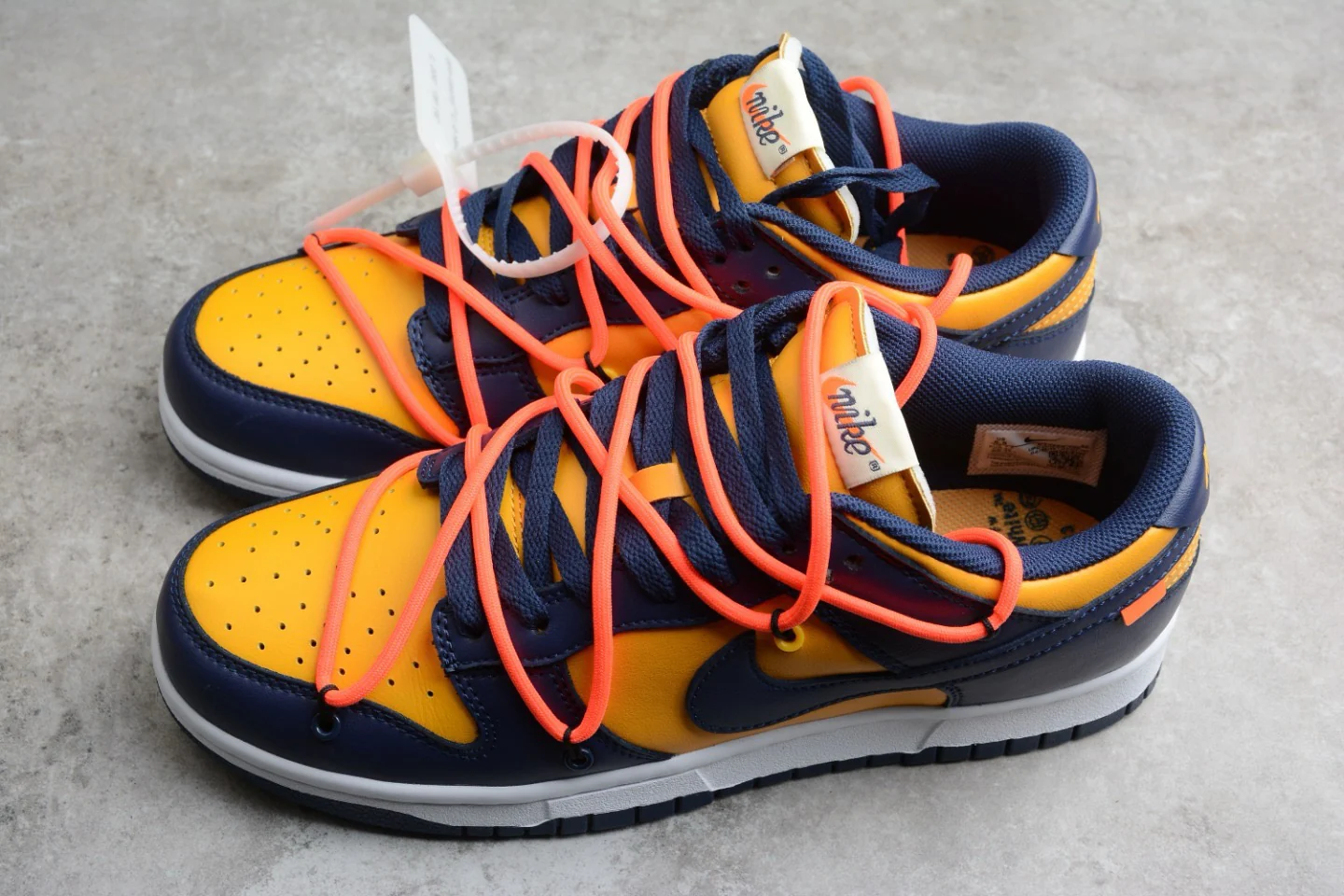 Dunk Low X OW University Gold - Image 8