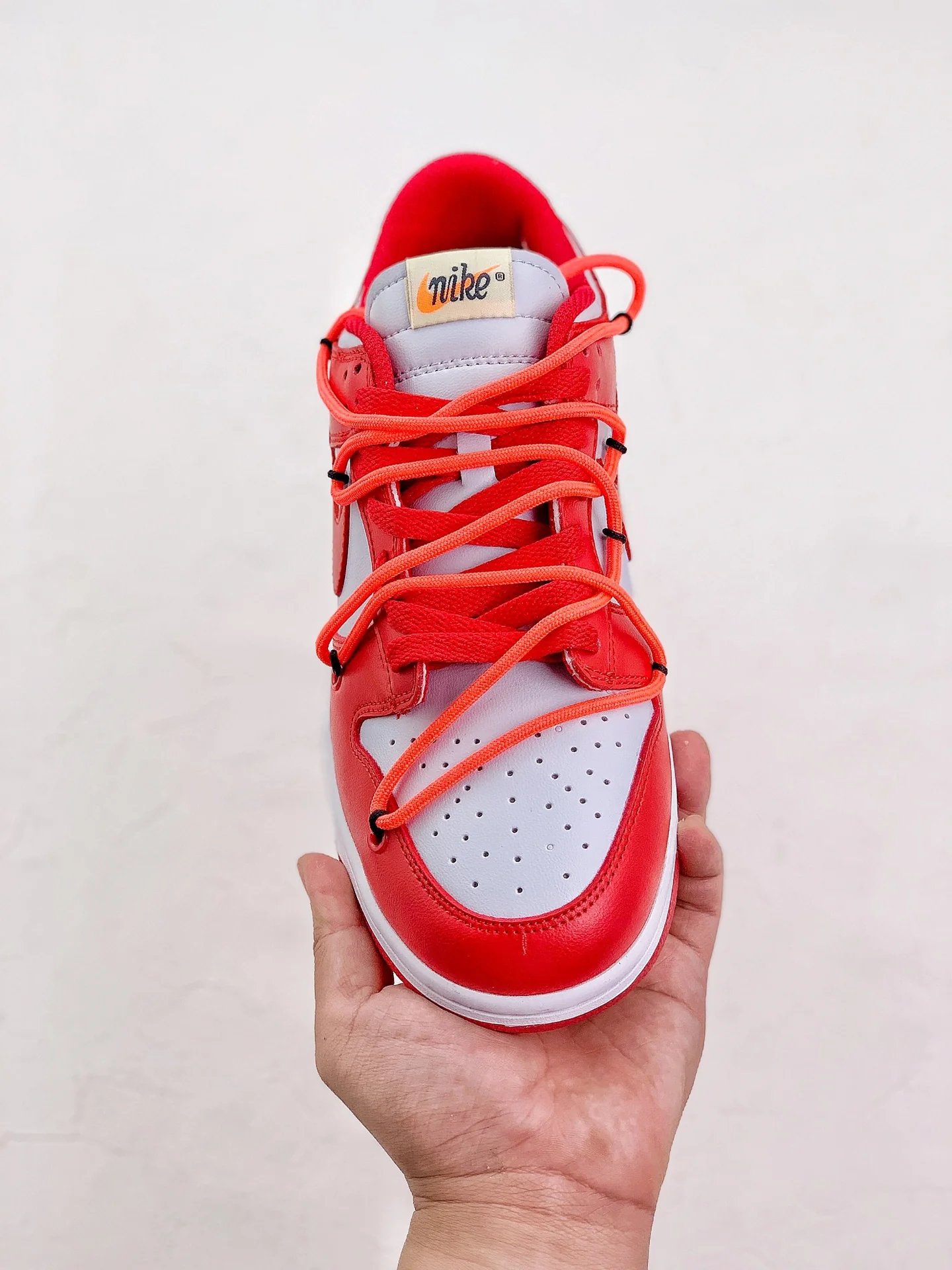 Dunk Low X OW University Red - Image 6