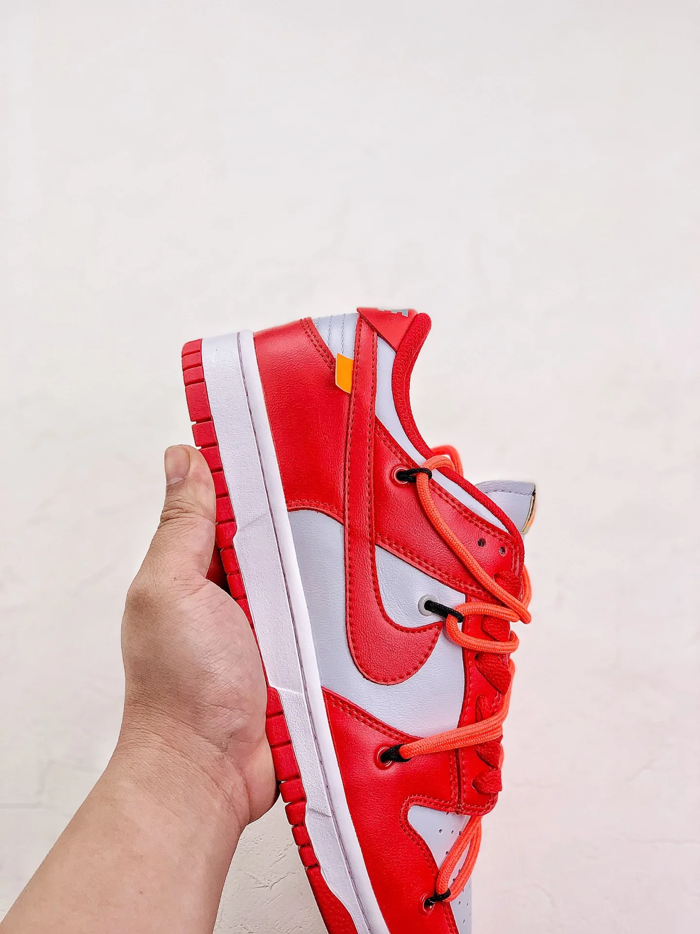 Dunk Low X OW University Red - Image 9