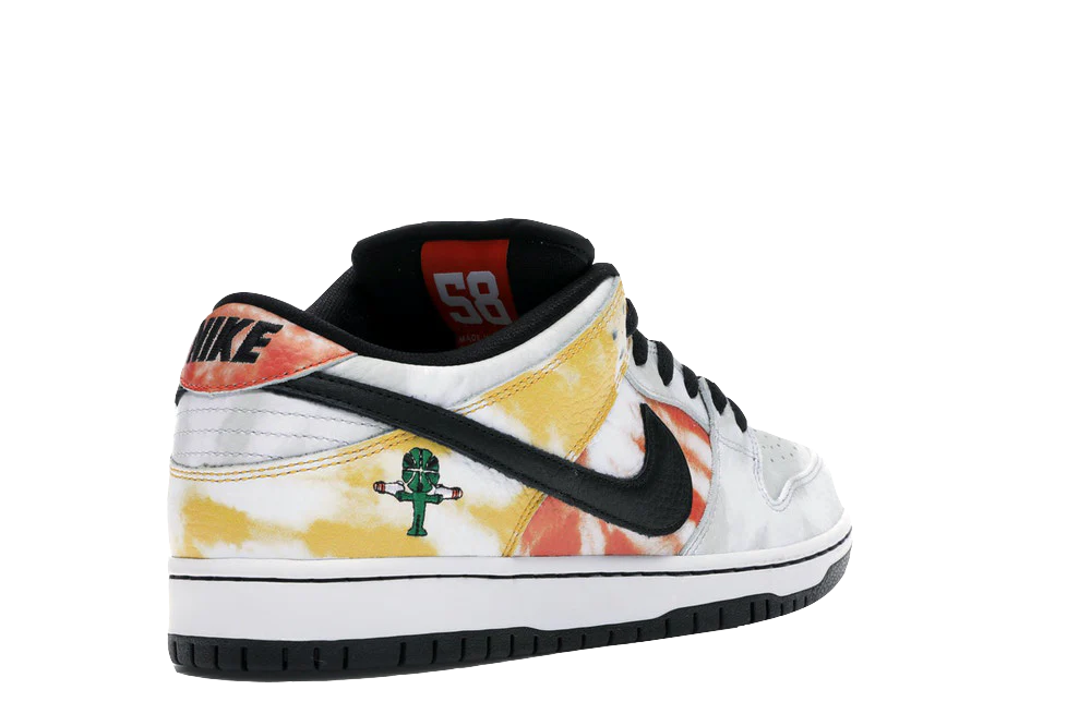 SB Dunk Low Raygun Tie-Dye White - Image 3