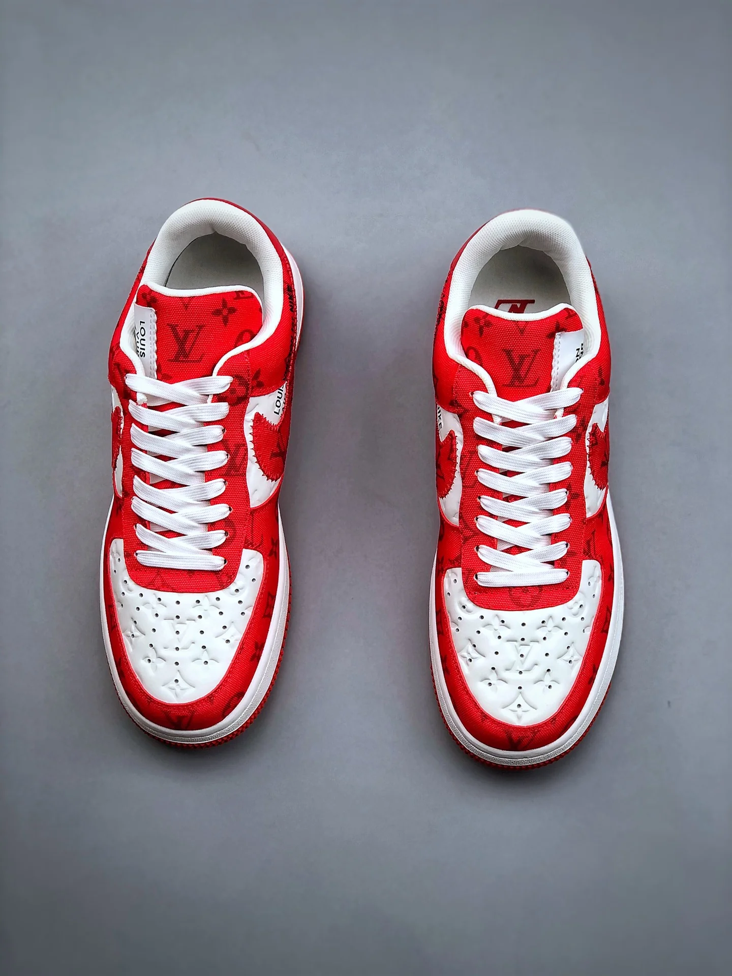 AF1 x OW by Virgil - Red Customs - Image 3