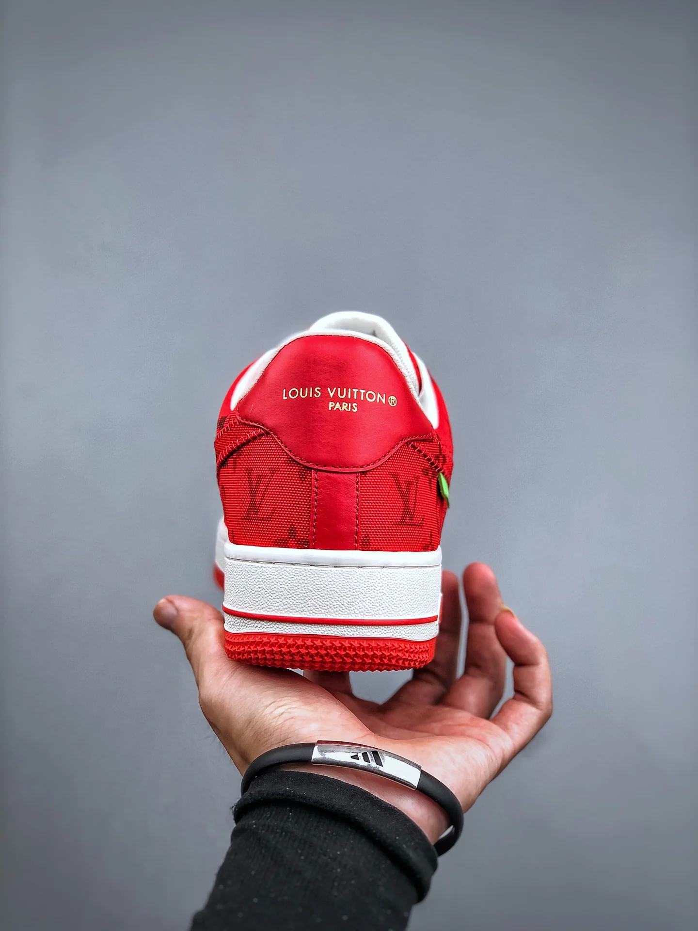 AF1 x OW by Virgil - Red Customs - Image 5