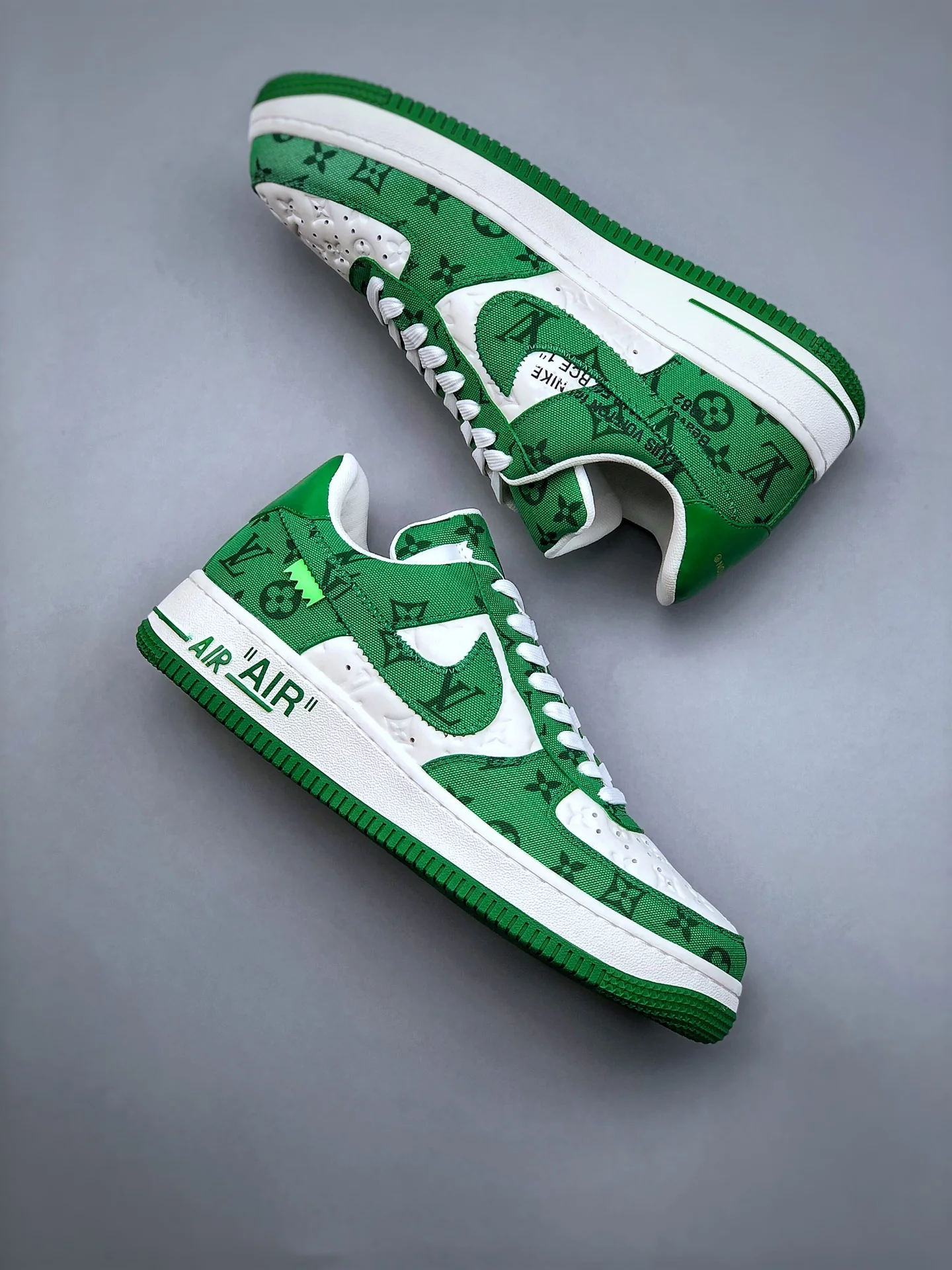AF1 x OW by Virgil - Green Customs - Image 10