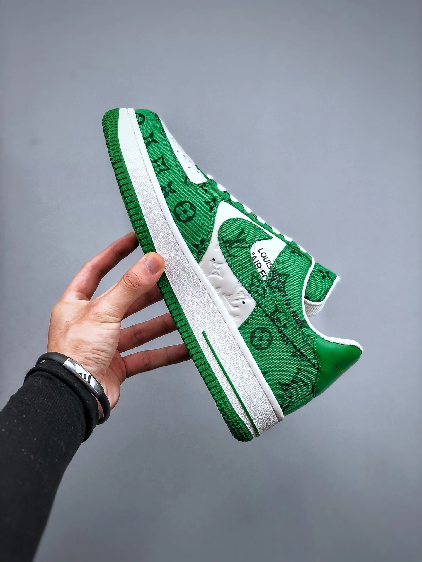 AF1 x OW by Virgil - Green Customs - Image 3