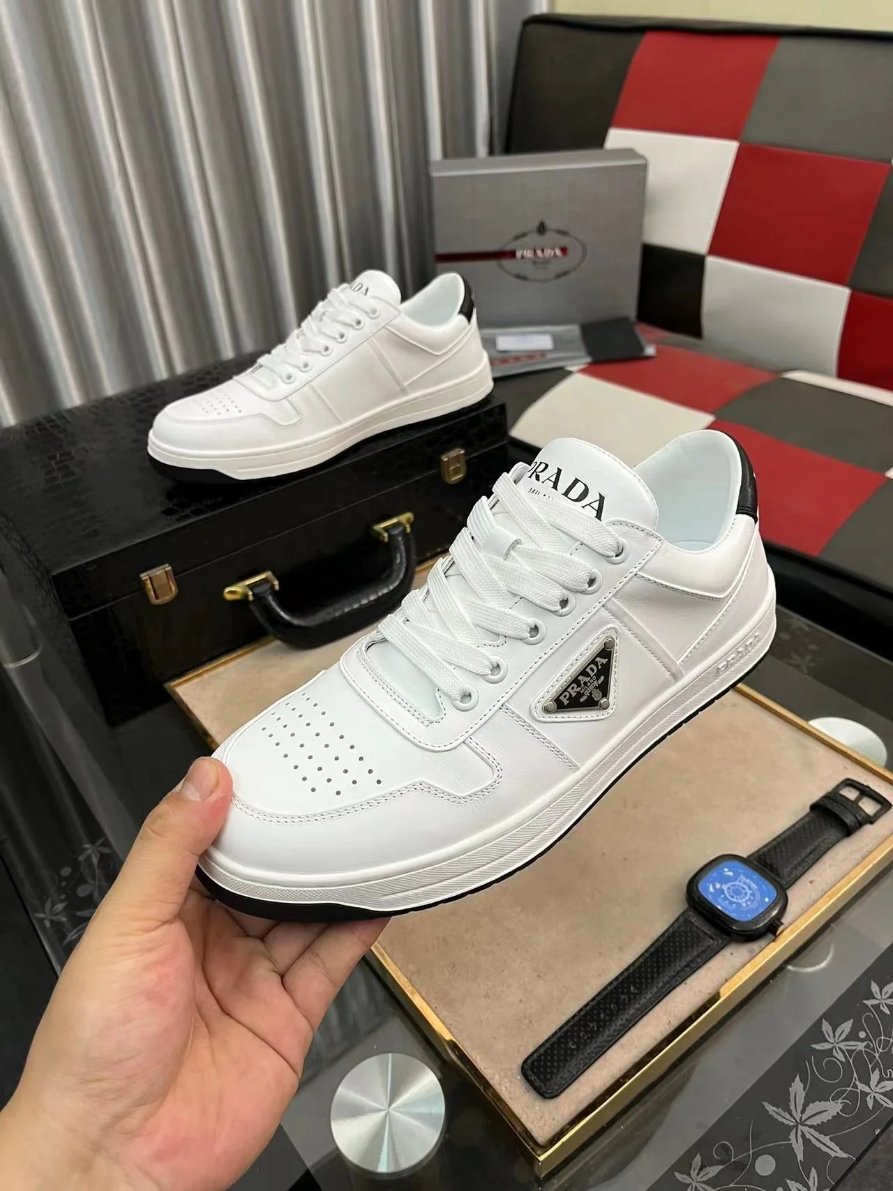 Prada Downtown White/Black - Image 7