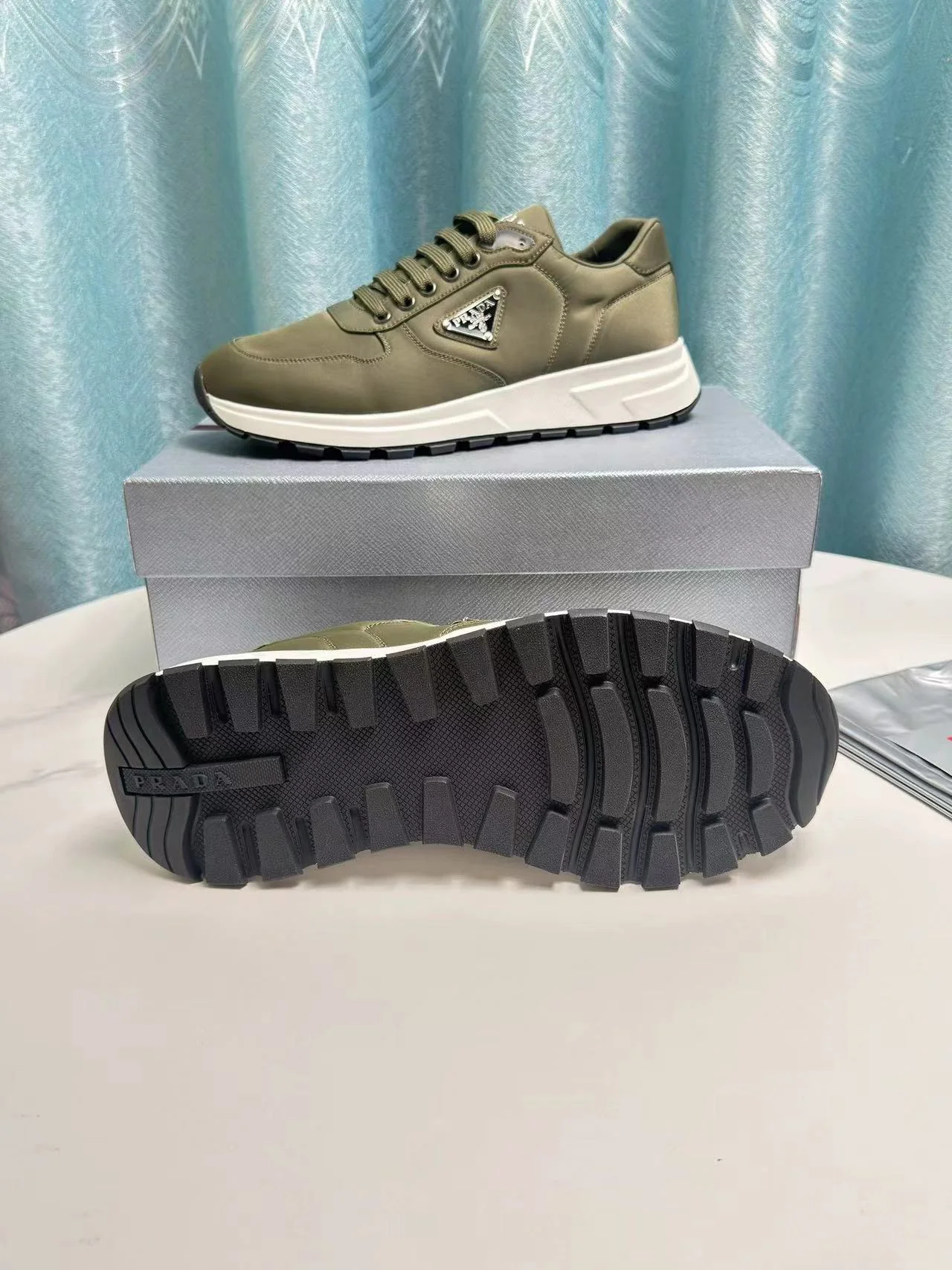 Prada Prax 01 Olive Green - Image 10
