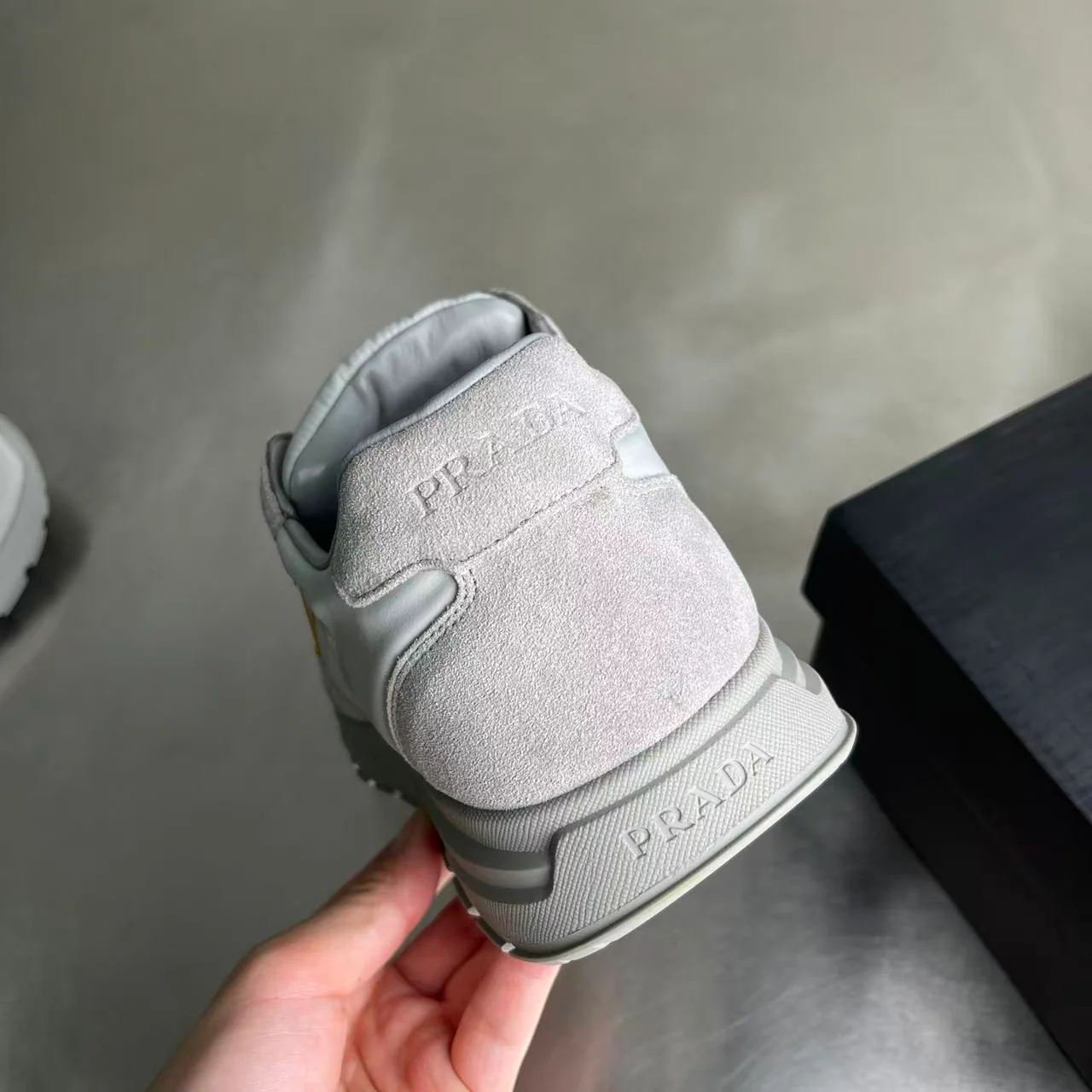Prada Prax 2.0 Cloudy Grey Nylon - Image 3