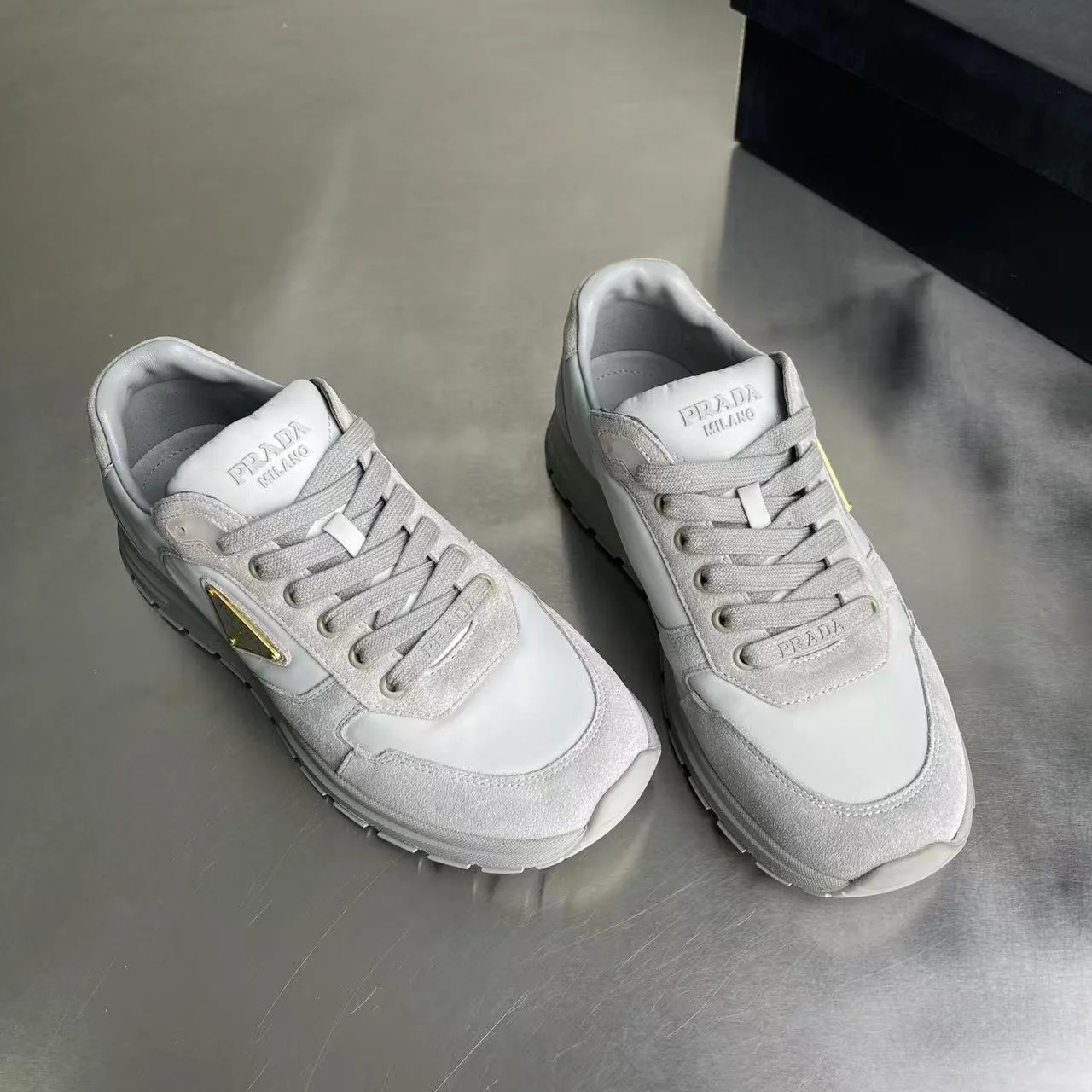 Prada Prax 2.0 Cloudy Grey Nylon - Image 6