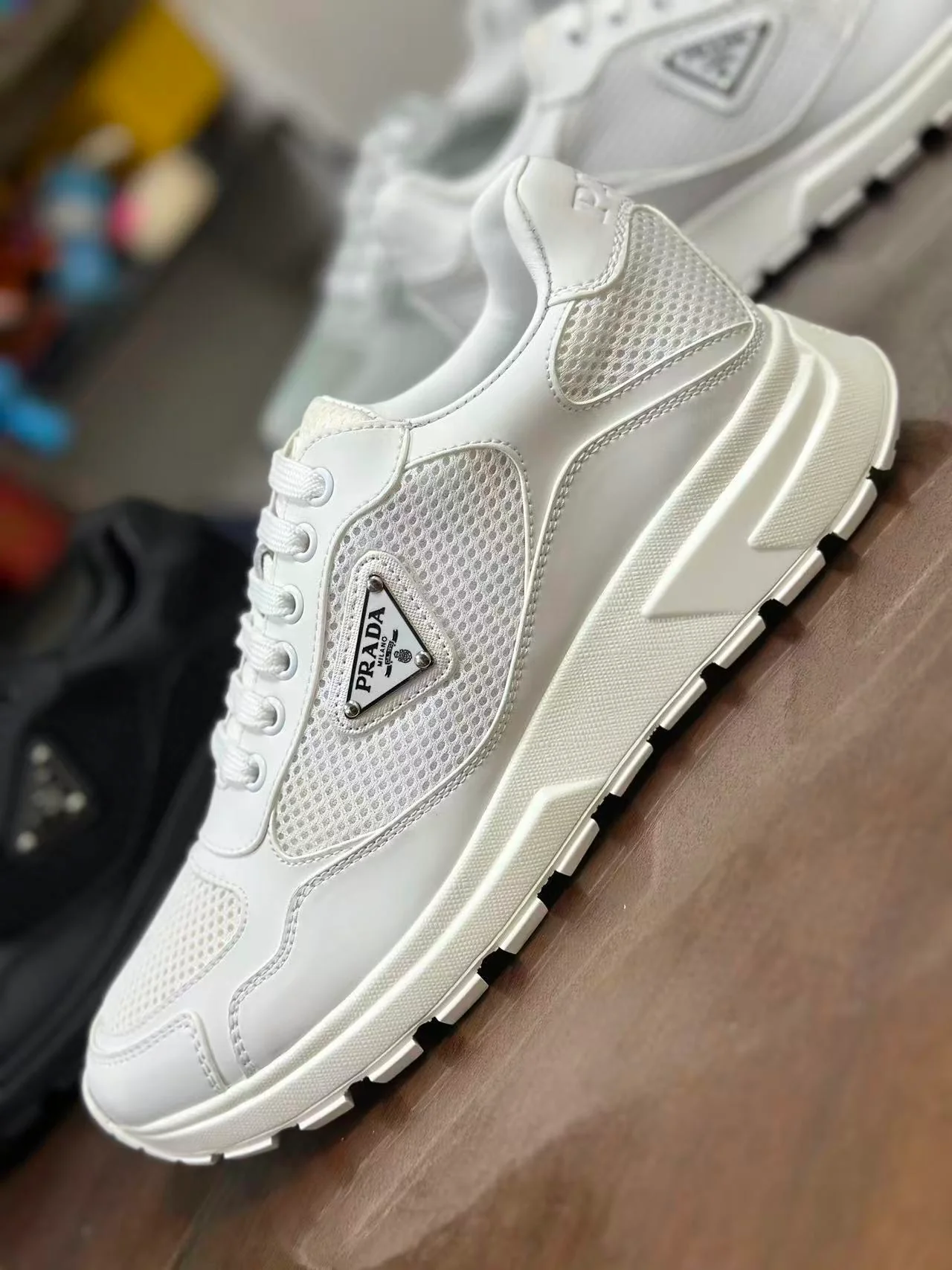 Prada Prax 2.0 White Mesh - Image 10