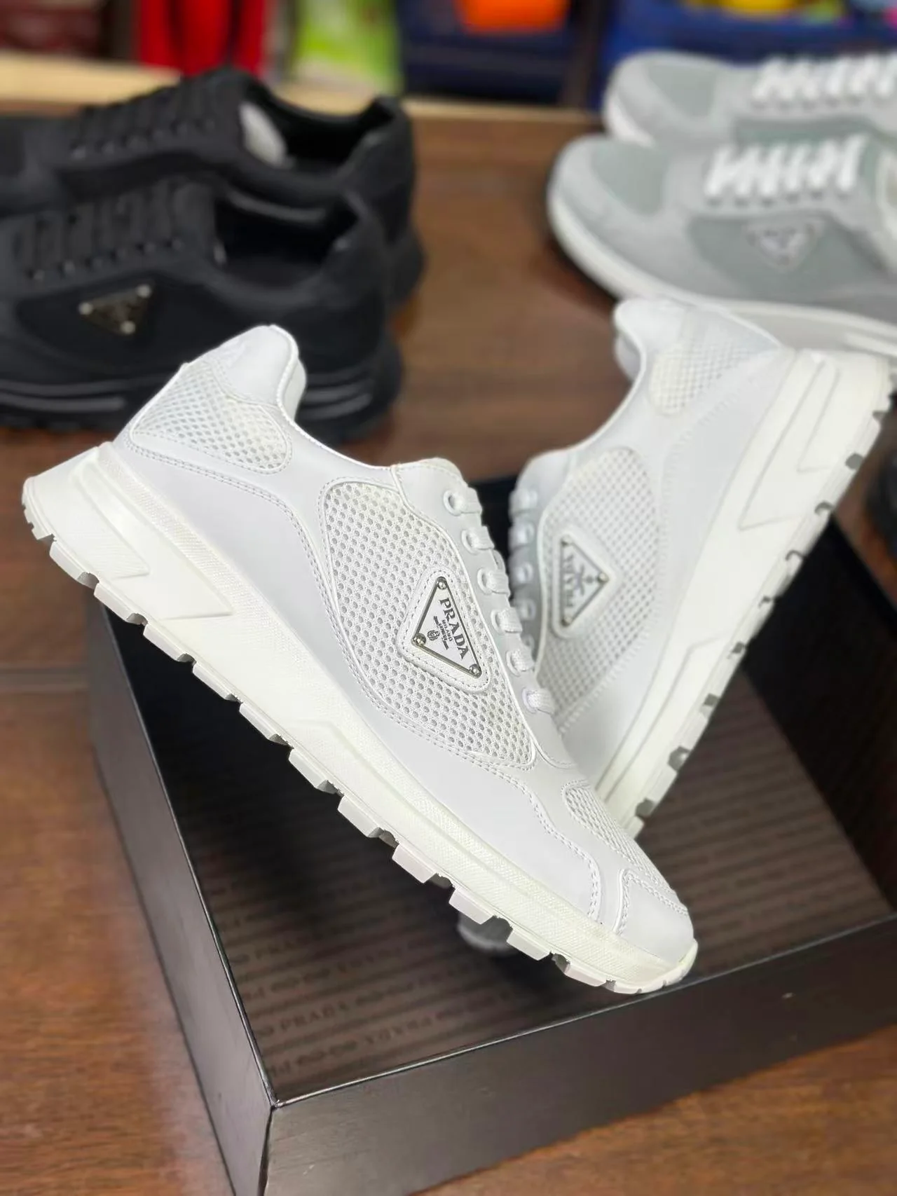 Prada Prax 2.0 White Mesh - Image 2