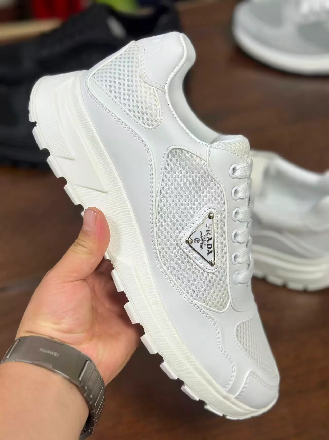 Prada Prax 2.0 White Mesh - Image 5