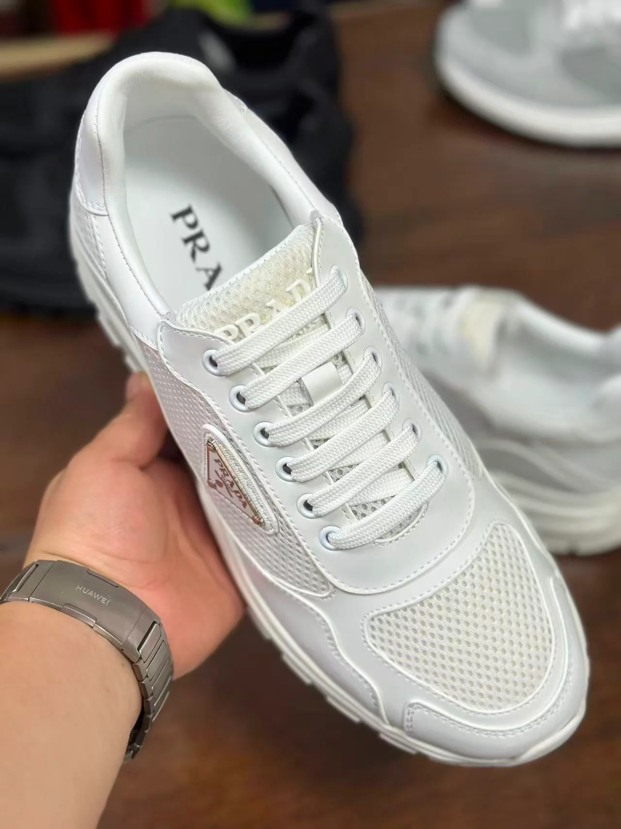 Prada Prax 2.0 White Mesh - Image 6