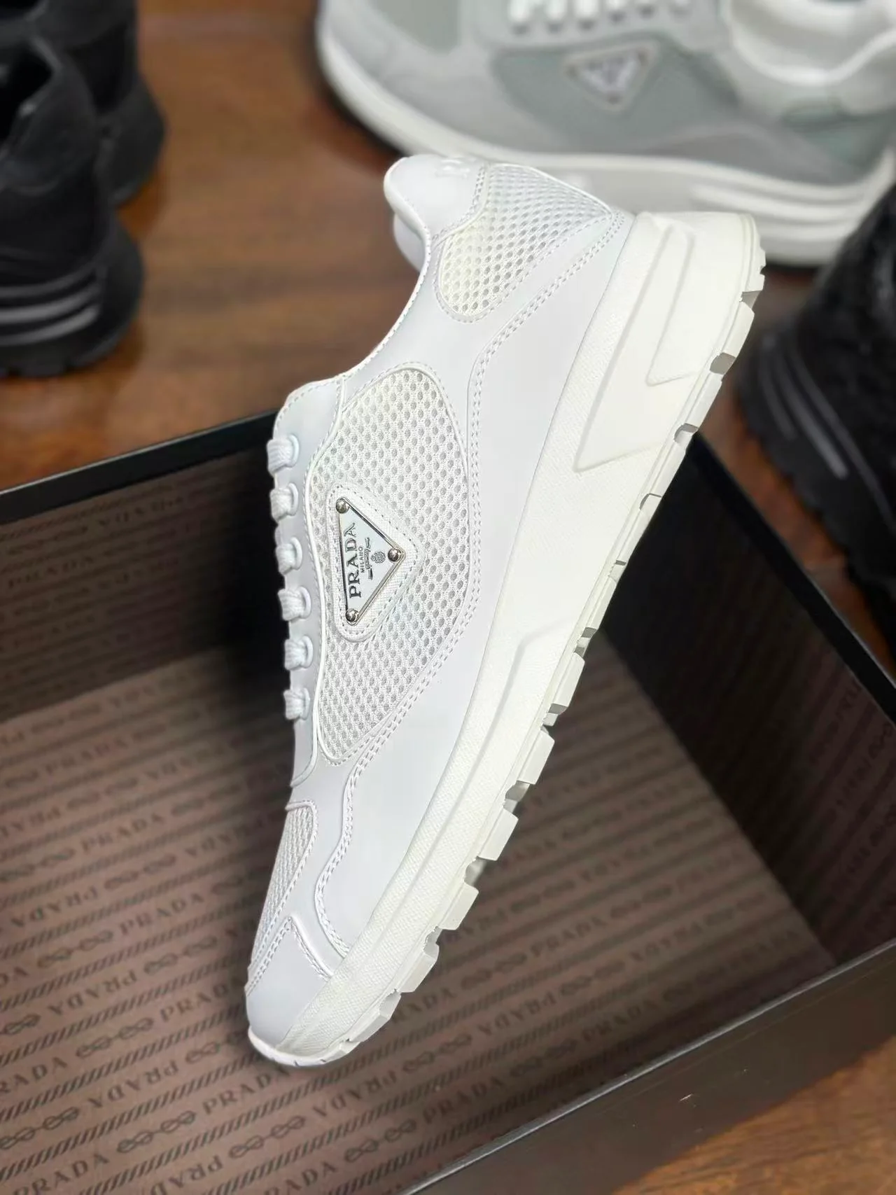 Prada Prax 2.0 White Mesh - Image 9