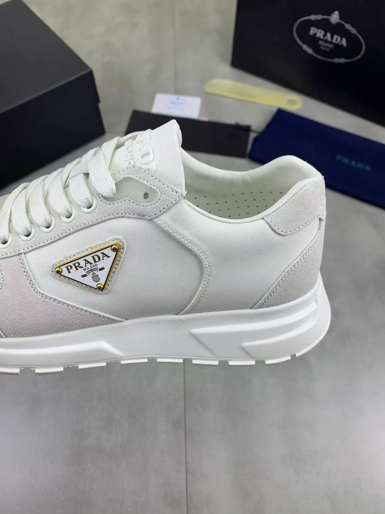 Prada Prax 2.0 White Nylon - Image 4
