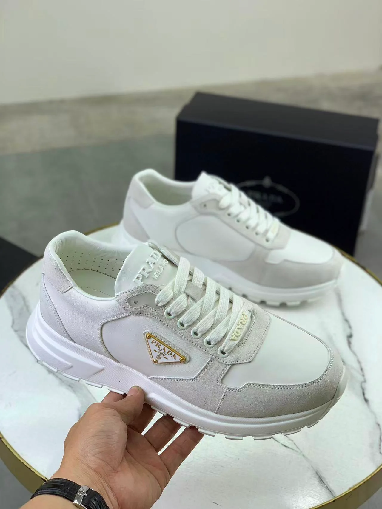 Prada Prax 2.0 White Nylon - Image 5