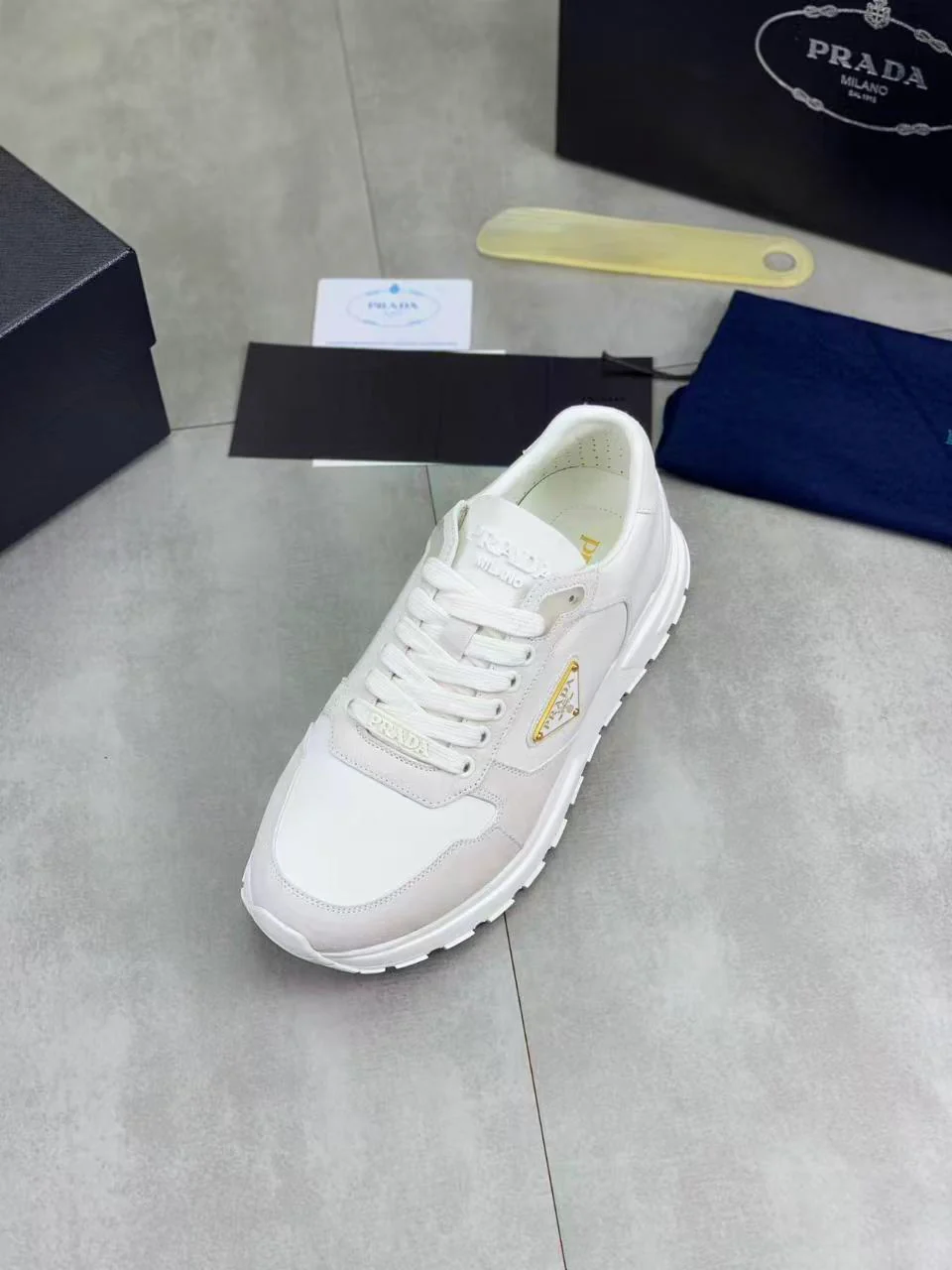 Prada Prax 2.0 White Nylon - Image 8