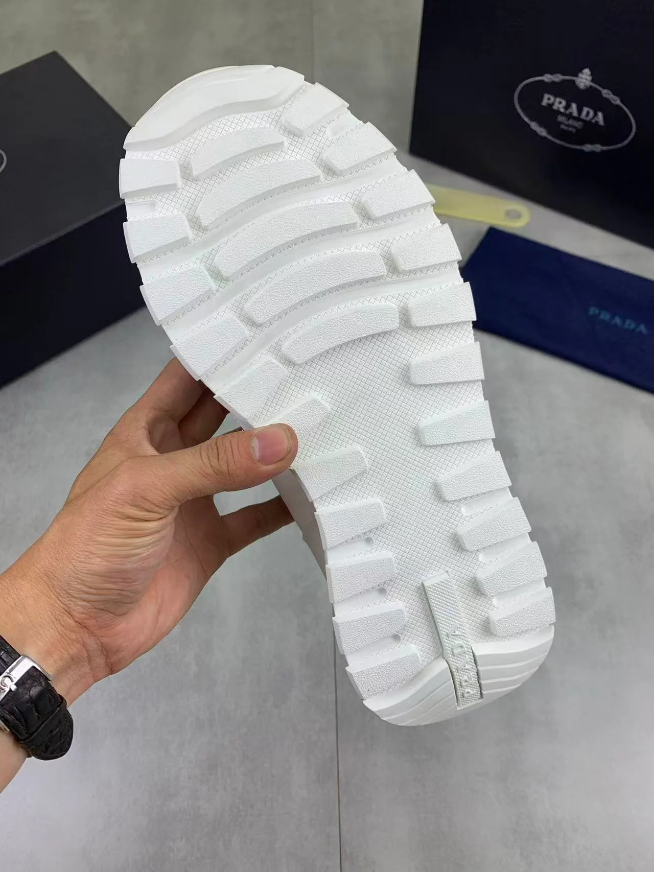 Prada Prax 2.0 White Nylon - Image 9