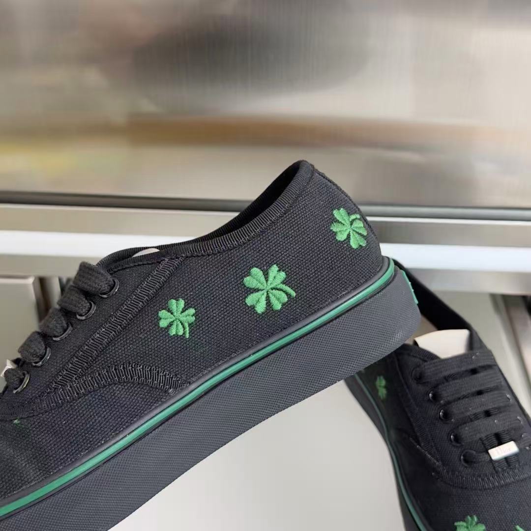 Saltwind Sneaker Clover on Black Cotton - Image 5