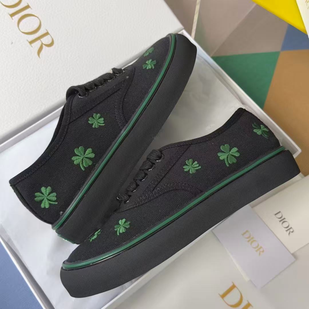 Saltwind Sneaker Clover on Black Cotton - Image 8