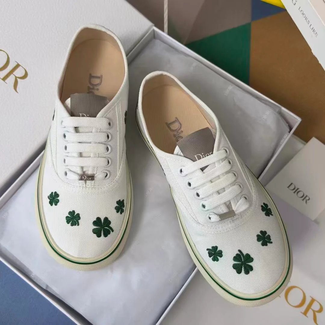 Saltwind Sneaker Clover on White Cotton - Image 2