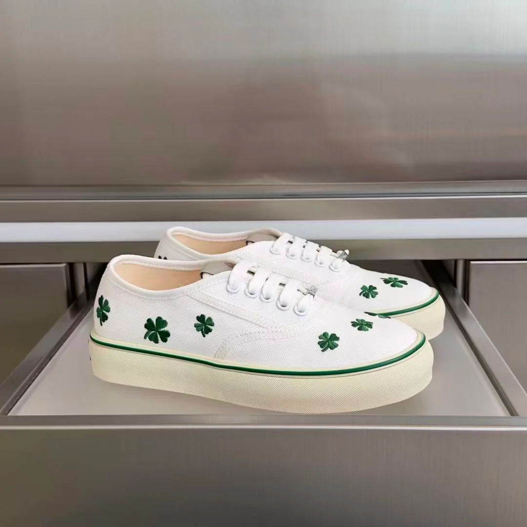 Saltwind Sneaker Clover on White Cotton - Image 3