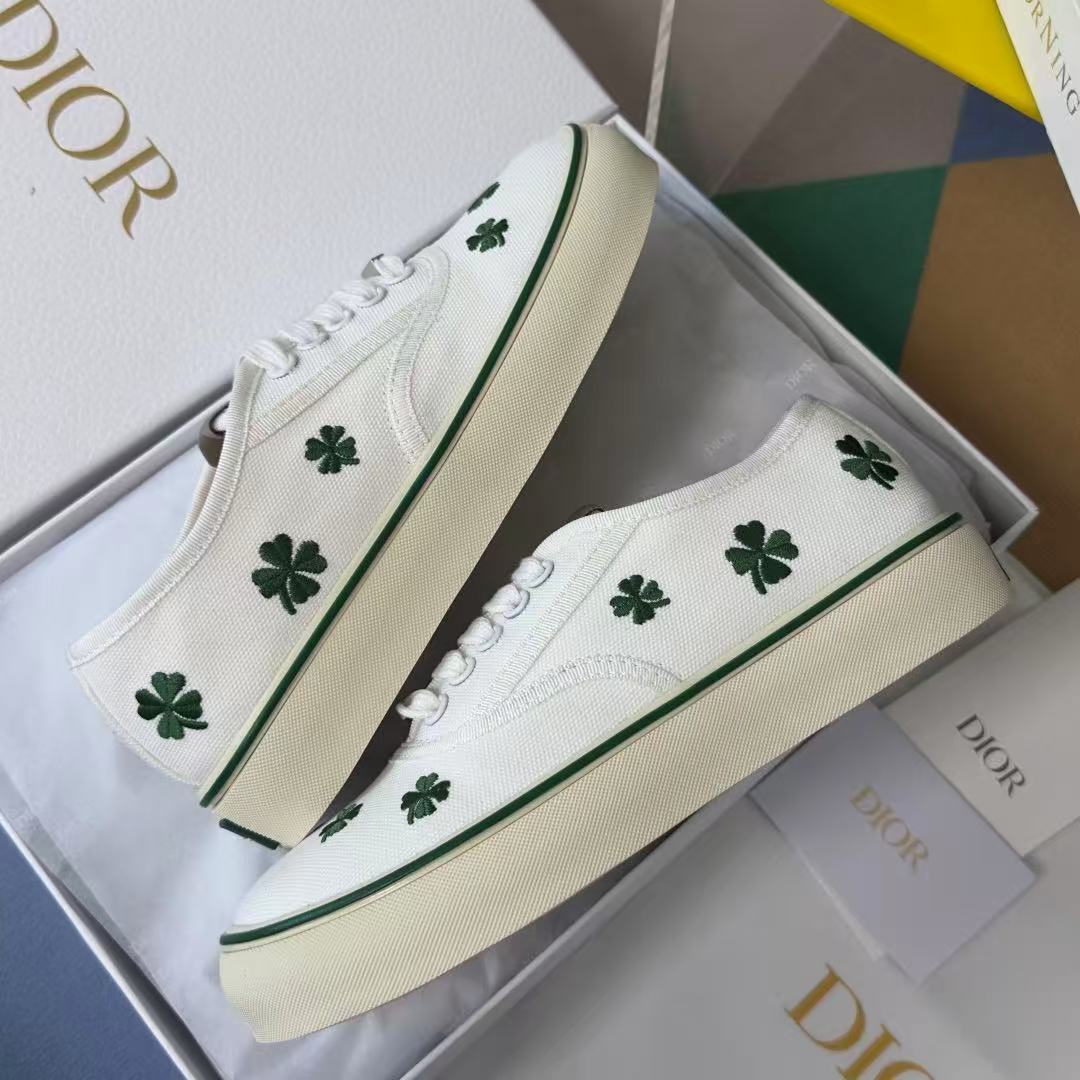 Saltwind Sneaker Clover on White Cotton - Image 6